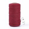 En Stock Cordón de Algodón de Color de 2 mm de Diámetro para Atar Zongzi, Decoración de Regalo Artesanal, Cuerda Hecha a Mano, Cordón de Algodón para Etiquetas