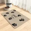 Tapete para Comida de Mascotas Temu Transfronterizo de Tierra de Diatomeas Impermeable Antideslizante para Perros y Gatos Resistente a la Suciedad y Fácil de Limpiar