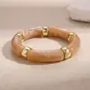 Pulsera de Punto de Hilo Acrílico Transfronteriza Europea y Americana Lujo Ligero Pulsera de Gama Alta Moda Personalizada Joyería de Mano Versátil Venta al por Mayor