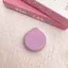 Brocha de Cojín Color Macarrón Linda Suave y Linda Espejo Integrado Mini Portátil Para Llevar Peine Masajeador Peine Simple de Airbag
