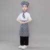 Día del Niño Traje de Chef para Padres e Hijos Atuendo de Presentación para Niños Pequeños y Bebés Traje de Pequeño Chef Ropa de Juego de Rol Cos Chef