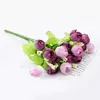 Flor artificial de mini rosa decoración de boda flor que sostiene la novia accesorios para sesión de fotos en estudio Capullo de flor flor falsa transfronterizo