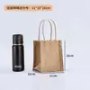 Bolsa de Linho Atacado Sacola de Juta DIY Bolsa de Mão de Linho Ecológica Bolsa de Linho Padrão de Logo Imprimível