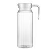 Chaleira de Água Fria para PC, Chaleira de Água de Plástico, Chaleira de Água para Suco, Chaleira de Água Acrílica Listrada, Chaleira de Água para Bebidas de Restaurante, Resistência a Alta Temperatura e Resistência a Quedas