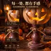 Disfraz de Halloween Lámpara Velador Calabaza Brillante Adorno de Escritorio Nuevo 2026 Decoración para Escena de Fiesta en Bar Accesorios