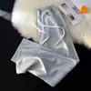 Calça jeans com cordão para homens, primavera e outono, chique estilo Hong Kong, calça casual reta solta, marca trendy de alta rua, calça de perna larga versátil