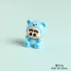 Figuras Pequeñas de Resina de Crayon Shin-Chan Accesorios DIY Muñeca Caja Sorpresa Decoración de Escritorio y Coche Colgante para Llavero