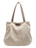 Bolsa Feminina Estilo Casual de Nicho de Luxo Verão 2026 Nova Versão Coreana Bolsa de Lona Tote de Grande Capacidade Bolsa de Ombro para o Dia a Dia