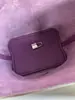 Bolsa Cesta em Couro Bovino Tc de Primeira Camada, Semi-Artesanal com Fio Encerado e Ferragens de Aço, Padrão Lichia, Estilo Simples e Moderno