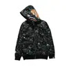 Hoodies masculinos e femininos de tubarão com estampa digital 3D, vendidos em alta na Europa e América, moletom com capuz e zíper, traje de tubarão, tendência da moda
