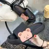 Nuevas Pantuflas de Alta Gama para Mujer, Verano Interior Hogar, Suela Gruesa Antideslizante, Nuevas Pantuflas para Exterior