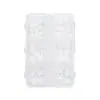 Adornos Navideños para Uñas Copo de Nieve Blanco Perla Navideña Árbol de Navidad Adornos de Resina para Uñas Accesorios Pequeños Caja de 6 Compartimentos