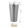 Vaso de agua de acero inoxidable 304 estilo coreano restaurante vaso de té aislado de doble capa vaso de cerveza dorado para barbacoa vaso para leche vaso para bebidas
