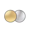 Reflector de Fotografía Tablero de Luz Suave Portátil Mini Pequeño Plegable Circular Dos en Uno Tablero de Iluminación para Fotos Tablero de Luz de Relleno