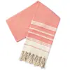 Toalla de Baño Grande Jacquard Tejido Poliéster-Algodón Venta al por Mayor Manta de Playa Turca Manta de Algodón-Lino Manta Turca con Forma de Diamante Hecho a Medida