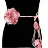 Accesorios Bohemios Cuerda de Cintura Étnica Decorativa Cadena de Cintura para Vestido Nuevo Estilo Retro Cinturón Trenzado Cinturón para Mujer