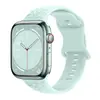 Adecuado para nuevo apple watch correa apple grabado láser en relieve cóncavo estampado de leopardo hebilla mariposa correa de silicona explosión