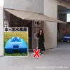 Sombrillas de Sol, Parasoles Inclinados para Puestos, Sombrillas Comerciales para Tiendas, Marquesinas para la Lluvia Frente a Tiendas, Protección Solar de Pared para Fachadas de Tiendas