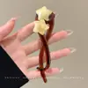 Pinza de Pelo de Pato para la Parte Trasera de la Cabeza, Sencillo Accesorio para el Cabello con Lazo de Color Contrastante, Tamaño Grande para Cabello Grueso, Adorno Versátil para el Cabello