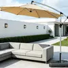 Paraguas de Aluminio para Exteriores de 3 metros, Personalizable con Logo de Fábrica, Protector Solar, Impermeable, Tipo Plátano, para Patio, Playa, Villa, Paraguas de Lujo