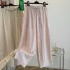 Pantalones de lino estilo retro, artísticos, de cintura alta, adelgazantes, cortos para mujer, corte holgado, color liso, versátiles, mezcla fina de algodón y lino, pantalones tipo harén casuales para verano