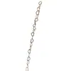 Joyería Europea y Americana Hip-Hop Chapado en Oro Real Alta Retención de Color Acero Inoxidable Cadena de Corazón Calado Conjunto de Pulsera y Collar para Mujer