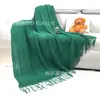 26 Manta de Sofá con Patrón de Piña de Lujo Nórdico Ligero, Manta Tejida, Manta de Oficina, Manta para Siesta, Cubierta de Cama, Manta Individual