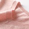 Suéter 100% cachemir para mujer, cuello en V, versátil, ajustado, color liso, básico interior, suéter de punto para debajo de la ropa, mujer