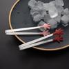 Clipes de Silicone Criativos e Fofos, Clipes para Cubos de Açúcar e Gelo, Clipes para Comida, Clipes para Lanches Que Não Sujam Suas Mãos, Pequenos Clipes para Uso Doméstico