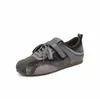 Zapatos Agan suela plana estilo coreano con cordones zapatillas de entrenamiento alemanas de caña baja de caña baja velcro moda 2026 zapatos casuales mujer otoño nuevo