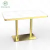 Mesa de Comedor Rectangular Minimalista de Pizarra Engrosada Especial Antiescaldado, Encimera de Mármol Natural, Mesa de Comedor Rectangular Minimalista para Villa