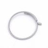 Pulseira Ajustável de Fio de Aço Inoxidável Torcido Simples Popular Transfronteiriça Pulseira Aberta DIY Acessórios Unissex