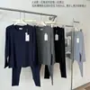 Conjunto de Ropa de Otoño para Pareja, Capa Base de Algodón Puro para Hombres y Mujeres, Ropa Interior de Color Sólido, Se Puede Usar por Fuera, Capa Base de Manga Larga, Pantalones Largos, Camiseta