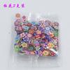 Comercio exterior joyería de uñas calientes arcilla polimérica fruta caricatura mixta arcilla polimérica 3 gramos parche de belleza 250 piezas