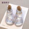 Sandalias para Niñas Tallas 26-37 Verano 2026 Nuevo Estilo Sandalias Romanas Abiertas con Moño Zapatos de Princesa para Niñas