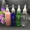 Em estoque 100ml garrafa de óleo 100ml garrafa de plástico pet transparente garrafa de boca pequena garrafa de boca pontiaguda garrafa de pigmento pintado
