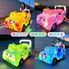 Novo jipe off-road infantil elétrico de grande roda para parques de diversões em feiras noturnas, carro bate-bate elétrico de dois lugares com ativação por código QR