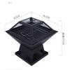 Resistente a Altas Temperaturas Fogueira Quadrada Lareira Fogão a Lenha Churrasqueira para Churrasco Aquecedor Externo Bacia Portátil para Carvão Grelha para Churrasco