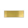 Todos os tipos de cor ABS dupla cor placa emblema personalizado escovado ouro burro placa de número de ouro gravado crachá de plástico chanfrado