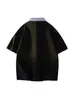 Atacado do fabricante camisa falsa de duas peças gola de camisa manga curta unissex camisa polo masculina verão manga curta algodão manga curta camiseta masculina