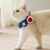 Babeiro Toalha para Saliva de Gato, Babador Fofo, Babador de Animal de Estimação Tricotado à Mão, Coleira Decorativa para Cachorro, Acessórios de Tricô
