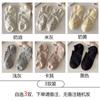 Calcetines de Barco de Corte Bajo para Primavera y Verano para Mujer Ins Calcetines de Moda de Estilo Japonés Estilo Coreano para Mujer Combinan con Todo Punto de Ola en el Talón Invisibles de Corte Bajo