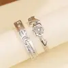 Anillo de Pareja El Principito y la Rosa, Diseño Sencillo de Nicho, un Par de Anillos, un Regalo de Cumpleaños para Amigos Hombres y Mujeres