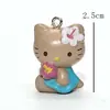 Mini Case para Teléfono con Gato, Conejo, Oso Clavado Cadena Colgante Decoración de Bolso Accesorios de Colgantes DIY
