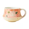 Taza de Café con Flor de Rosa Blanca Hecha en Fábrica, Taza de Cerámica para Beber, Taza Exquisita de Gama Alta para Latte Art, Taza para el Té de la Tarde