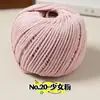 Hilo de algodón hueco de 2 mm en stock, mismo estilo que en Xiaohongshu, hilo de hebra redonda para tejer bolsos, cuerdas, bolsos de ganchillo, hilo para manualidades DIY