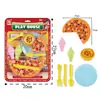 Casa de juegos para niños de exportación transfronteriza, simulación de hamburguesa, postre, pizza, pan, juguete de corte de frutas y verduras, traje, comercio exterior
