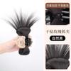 Pinza para el Cabello con Pluma Semirrecogido Moño Adorno para el Cabello Pinza para el Cabello en la Parte Posterior de la Cabeza Rosa Seco Retro