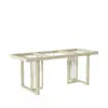 Soporte de pata de mesa de acero al carbono, mesa de centro con losa de mármol, base de pata de escritorio de oficina, pata de mesa de comedor, soporte de pata de mesa de café