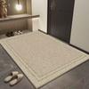 Felpudo de Entrada de Color Sólido, Alfombra para Zona de Cambio de Zapatos Estilo Wabi-Sabi, Alfombra Antideslizante para Baño, Vestíbulo, Entrada